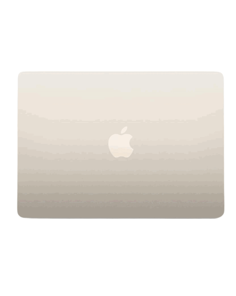 A closed silver Apple MacBook viewed from above, showcasing the iconic Apple logo centered on the lid against a plain white background—an ideal highlight for any Graduation Gift Guide.