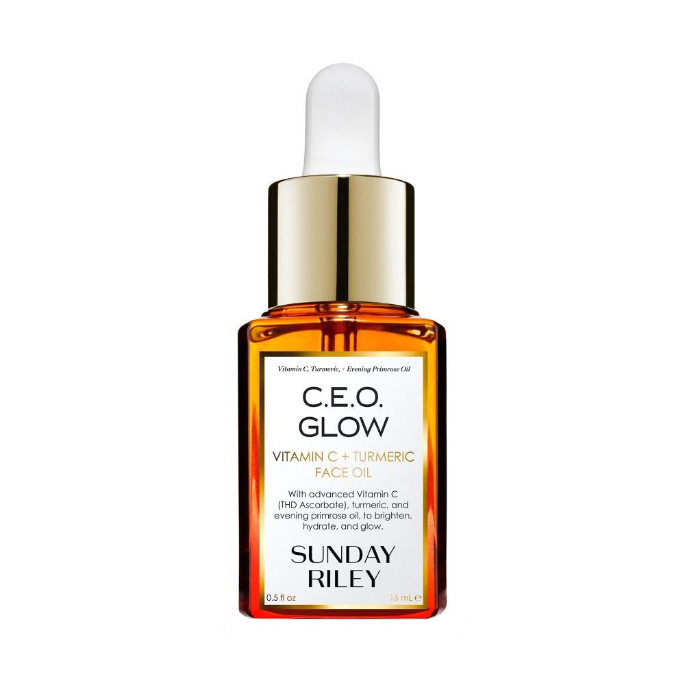 A bottle of face oil.