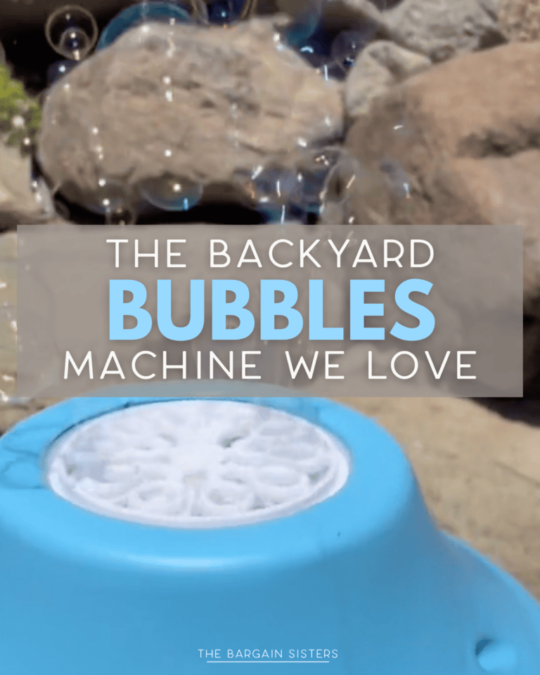 This Bubble Stand Machine Saved Our Backyard Bubble Time