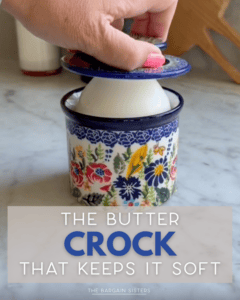 The Butter Crock That Keeps Our Butter Soft and Fresh