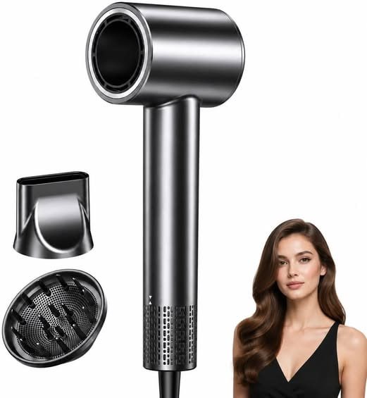 A lightweight blow dryer with concentrator nozzle for fast salon-style drying at home, featured in our Tuesday Deals.