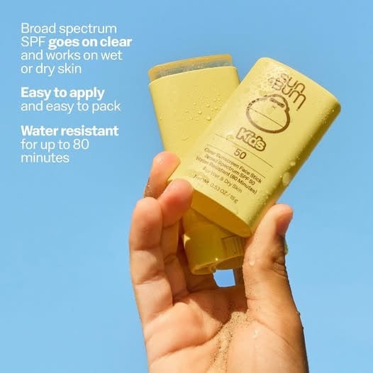 A Sun Bum SPF 50 clear face stick sunscreen, easy to toss in a bag, featured in our Friday Deals.