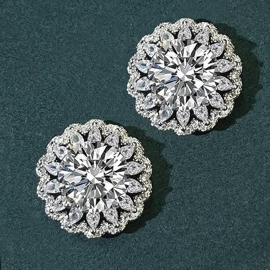 A pair of sunflower-shaped stud earrings, featured in our Wednesday Deals.