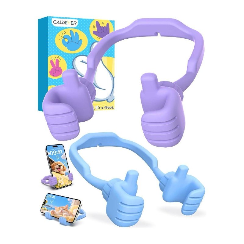 A two-pack of adjustable cell phone holder stands, featured in our Friday Deals.