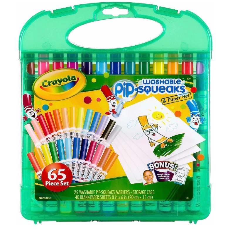 A colorful pack of Crayola Pip-Squeaks washable markers for kids, featured in our Friday Deals.