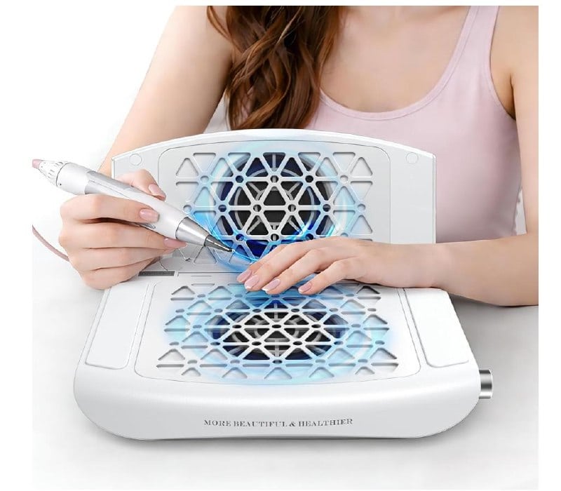 A powerful nail dust collector fan for at-home manicures and nail salons, featured in our Tuesday Deals.
